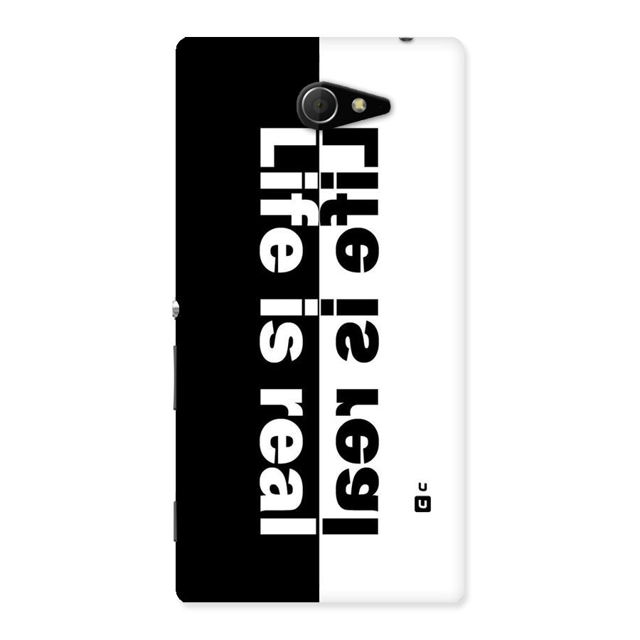 Life Reality Back Case for Sony Xperia M2