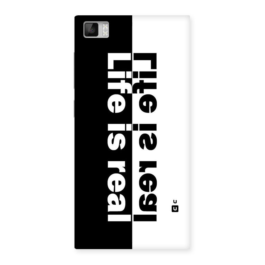 Life Reality Back Case for Xiaomi Mi3