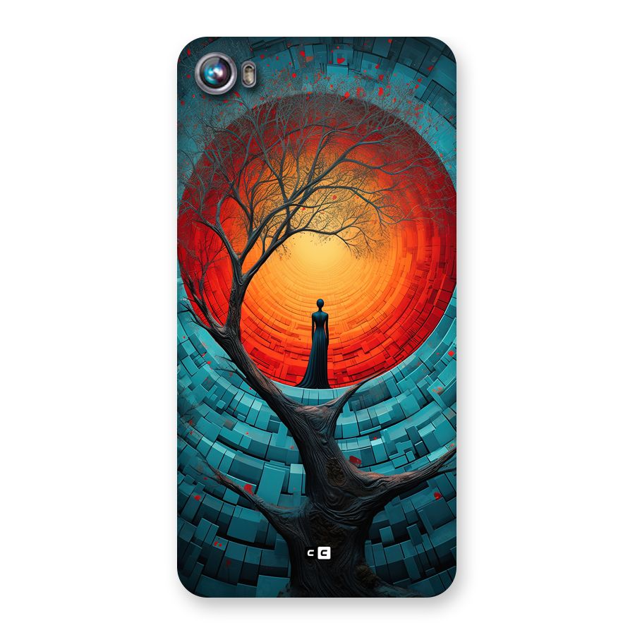 Life Tree Back Case for Canvas Fire 4 (A107)