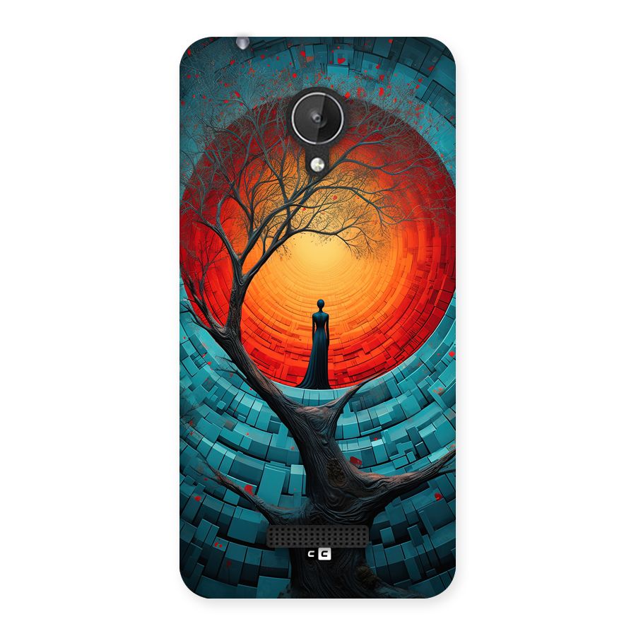 Life Tree Back Case for Canvas Spark Q380