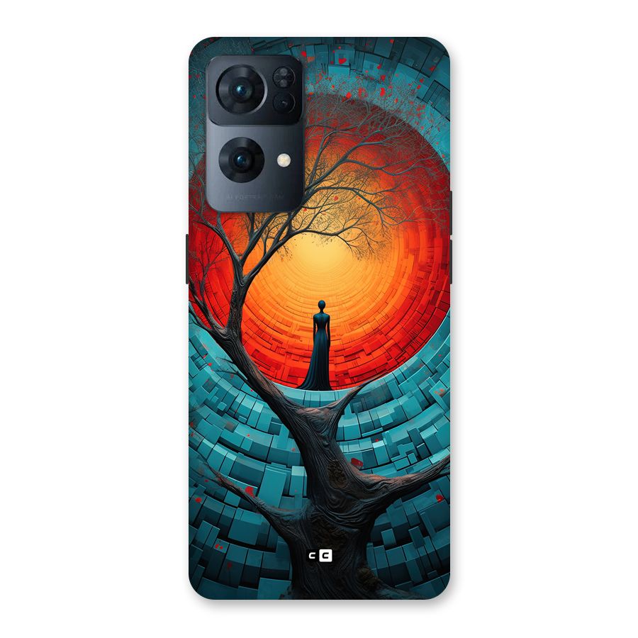 Life Tree Back Case for Oppo Reno7 Pro 5G