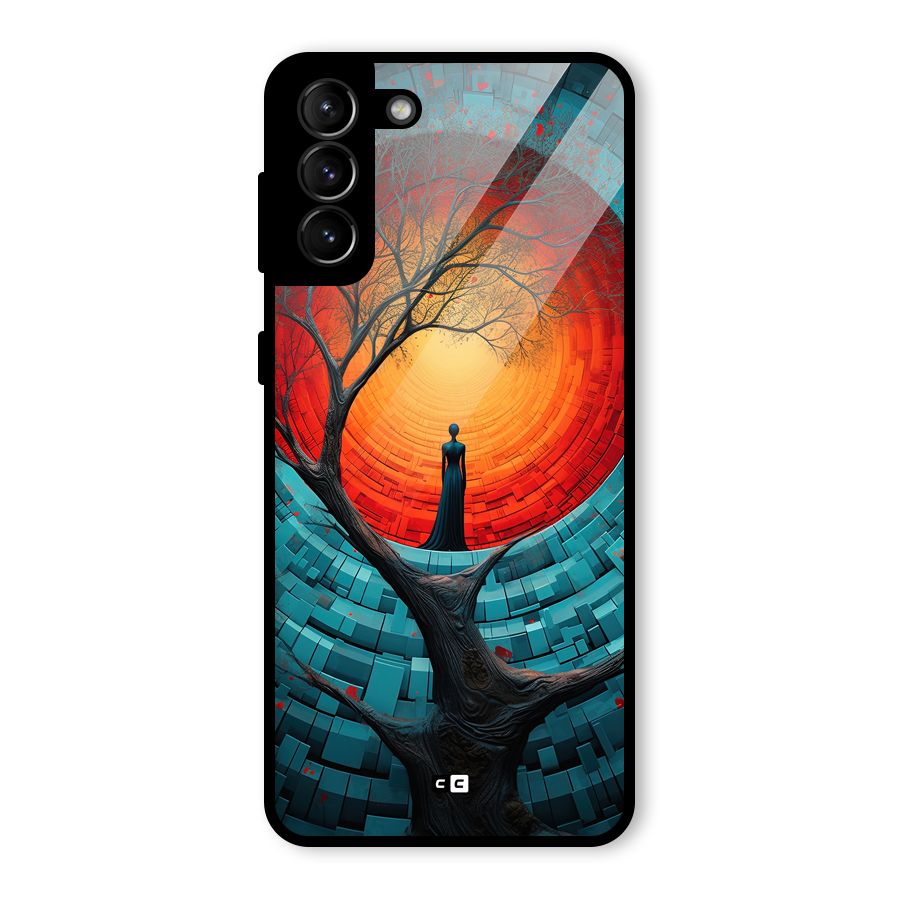 Life Tree Glass Back Case for Galaxy S21 Plus