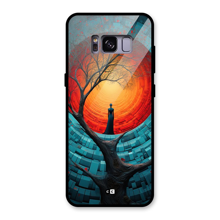 Life Tree Glass Back Case for Galaxy S8