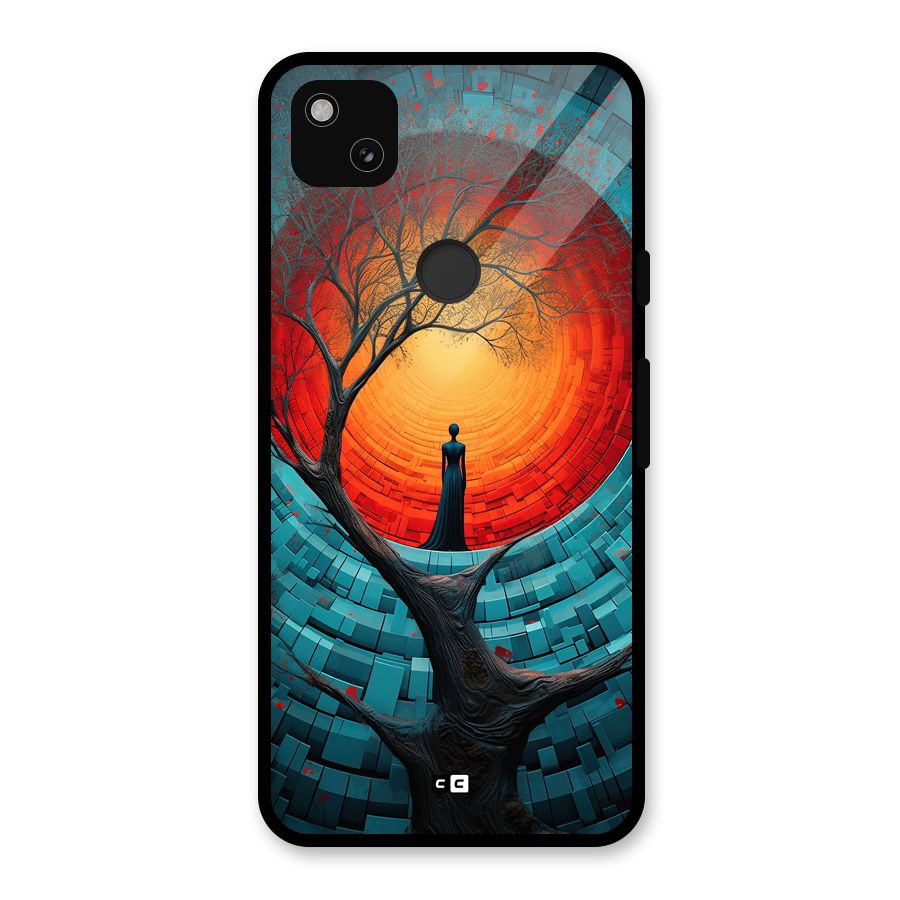Life Tree Glass Back Case for Google Pixel 4a