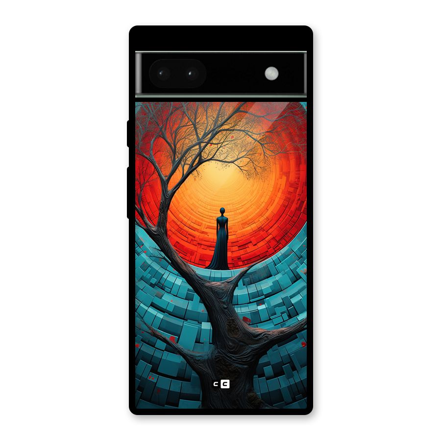 Life Tree Glass Back Case for Google Pixel 6a