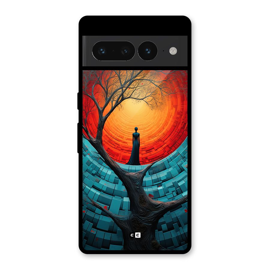 Life Tree Glass Back Case for Google Pixel 7 Pro