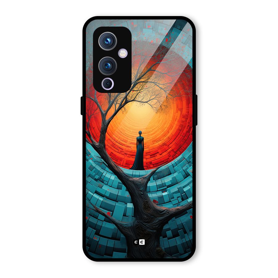 Life Tree Glass Back Case for OnePlus 9