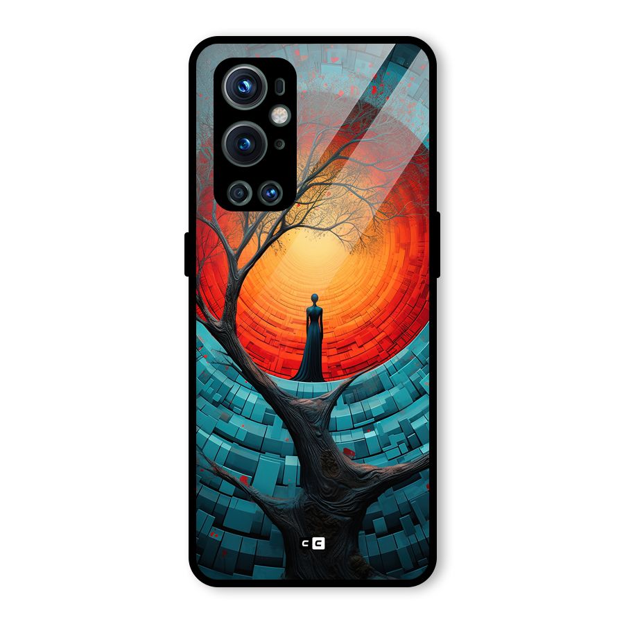 Life Tree Glass Back Case for OnePlus 9 Pro