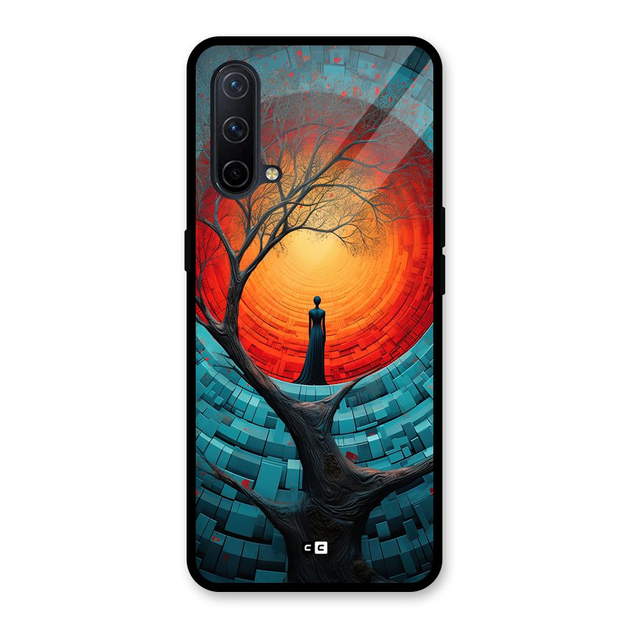 Life Tree Glass Back Case for OnePlus Nord CE 5G