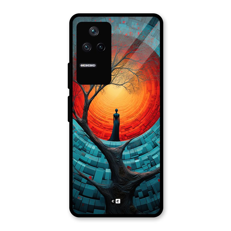 Life Tree Glass Back Case for Poco F4 5G