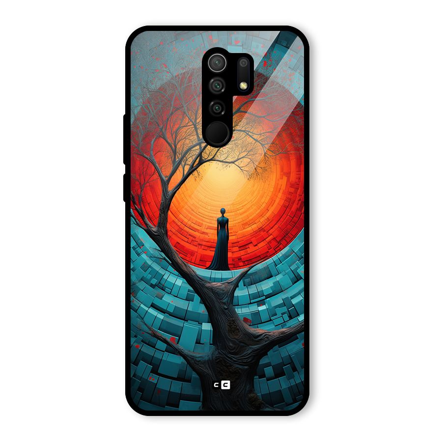 Life Tree Glass Back Case for Poco M2