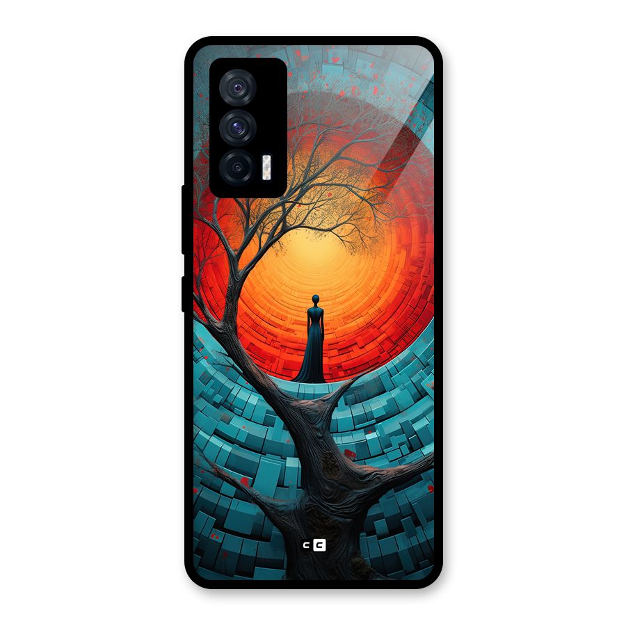 Life Tree Glass Back Case for Vivo iQOO 7 5G