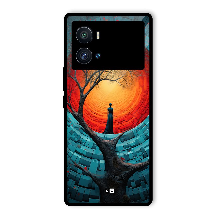 Life Tree Glass Back Case for Vivo iQOO 9 Pro