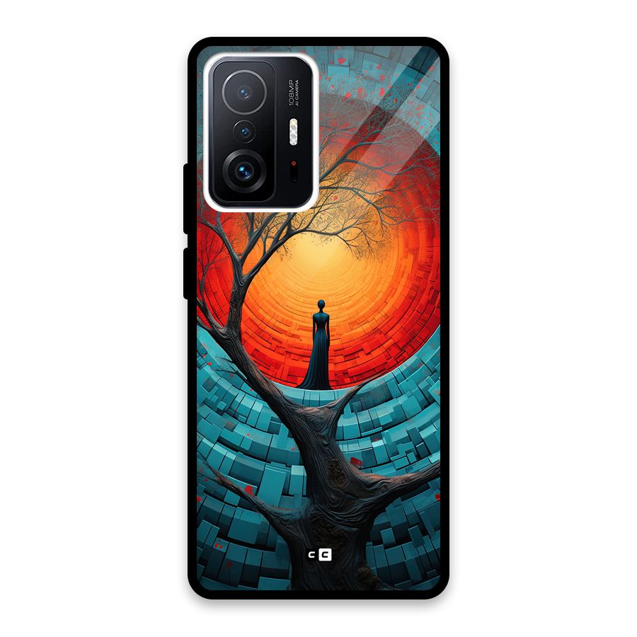 Life Tree Glass Back Case for Xiaomi 11T Pro