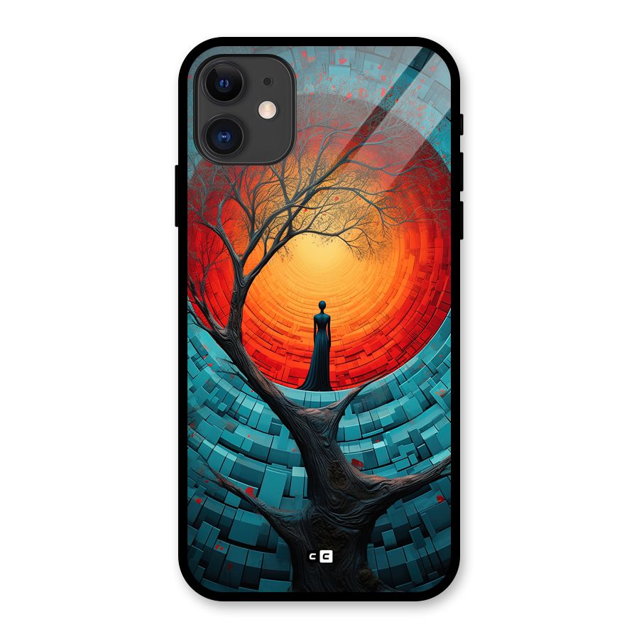 Life Tree Glass Back Case for iPhone 11