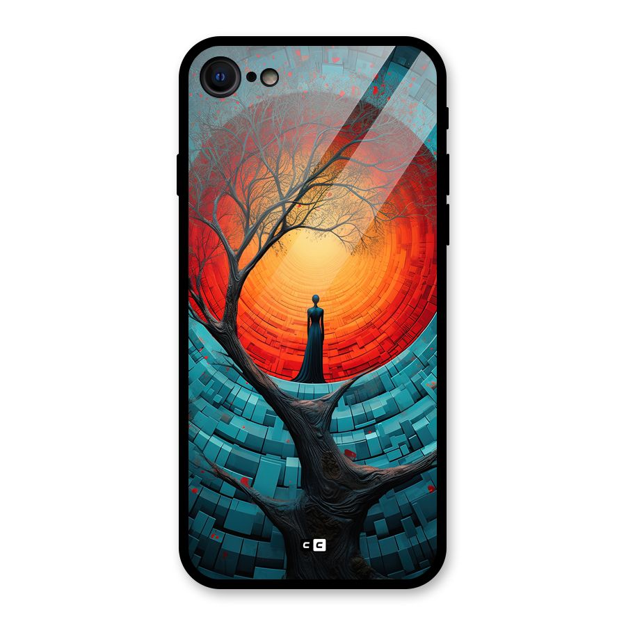 Life Tree Glass Back Case for iPhone 7