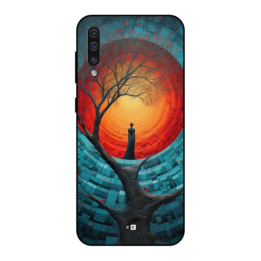 Life Tree Metal Back Case for Galaxy A50