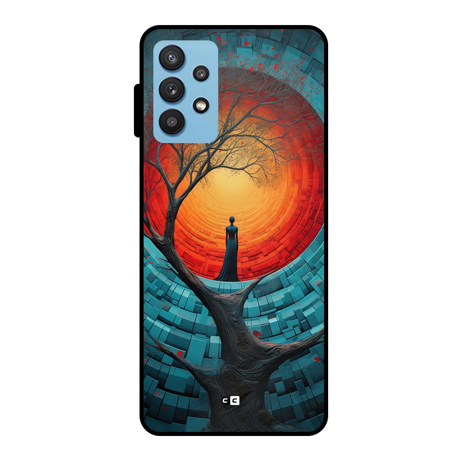 Life Tree Metal Back Case for Galaxy M32 5G