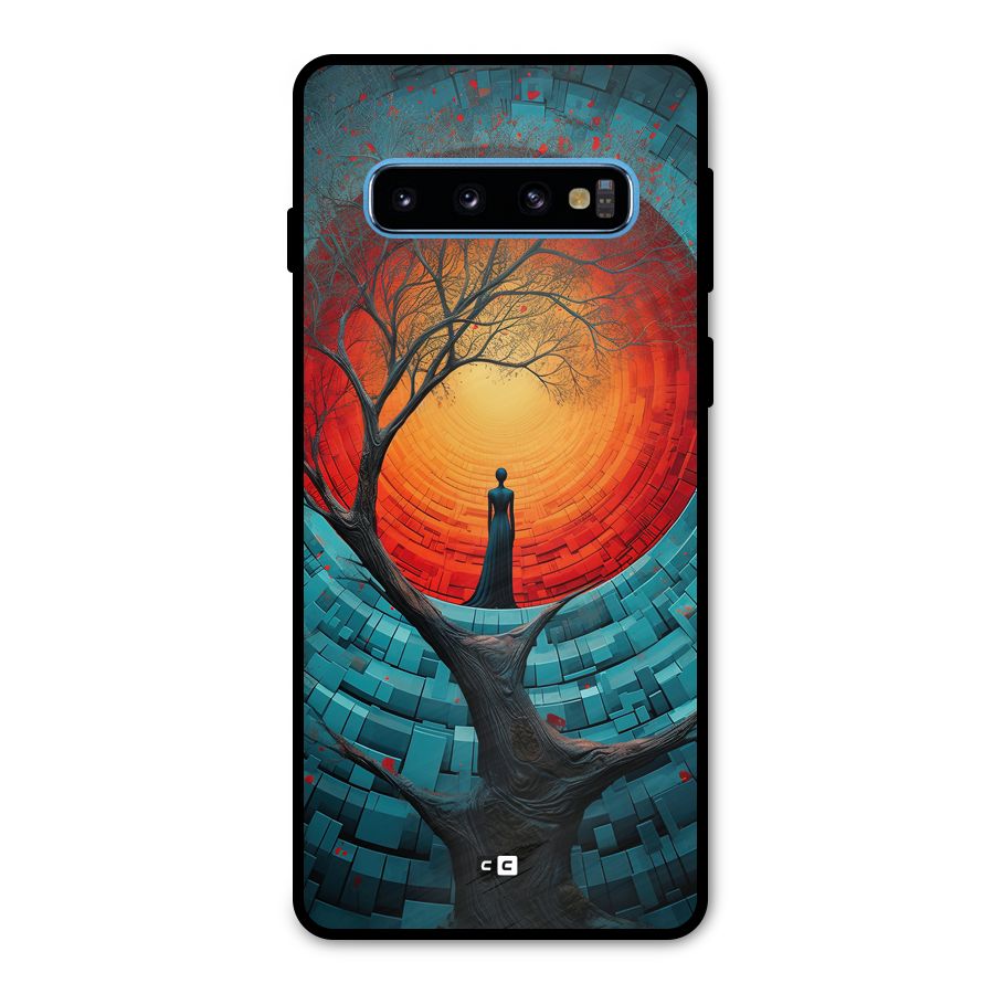 Life Tree Metal Back Case for Galaxy S10