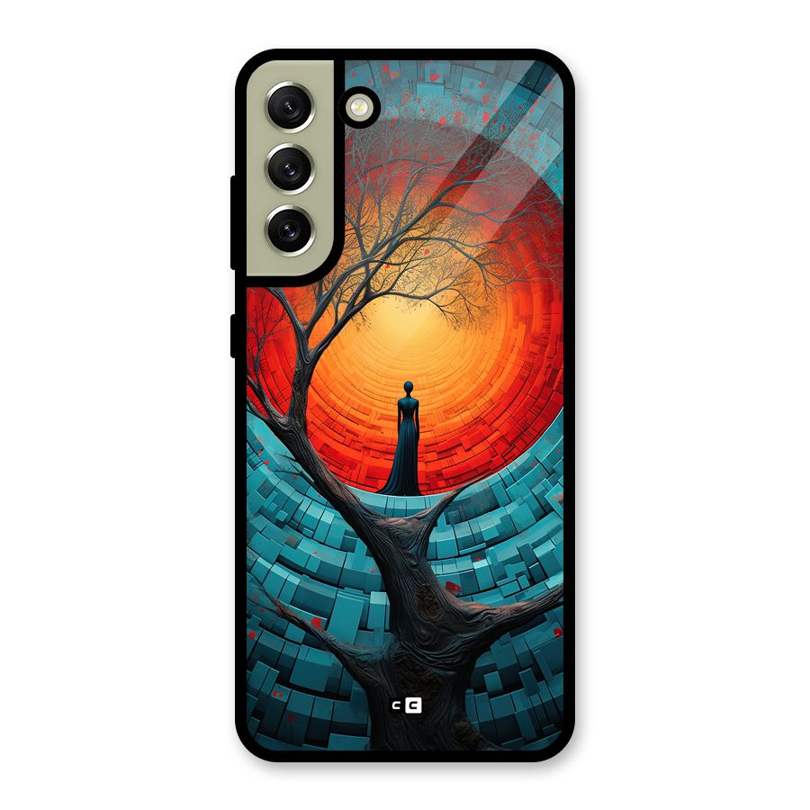 Life Tree Metal Back Case for Galaxy S21 FE 5G (2023)