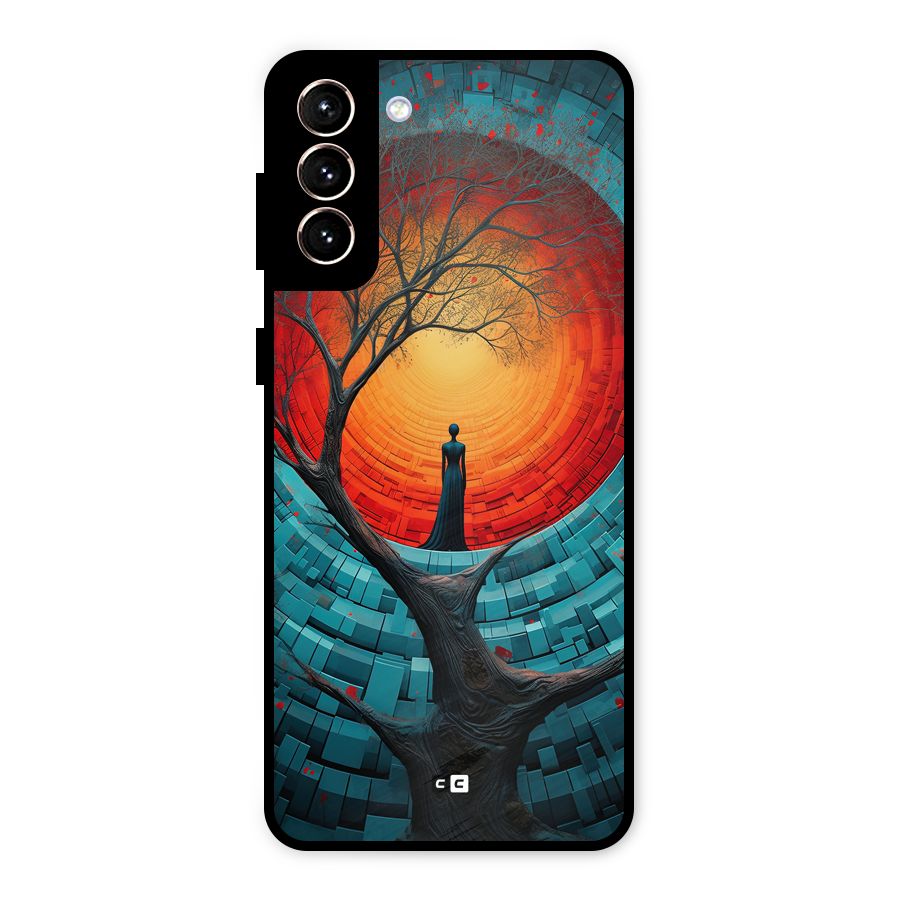Life Tree Metal Back Case for Galaxy S21 Plus