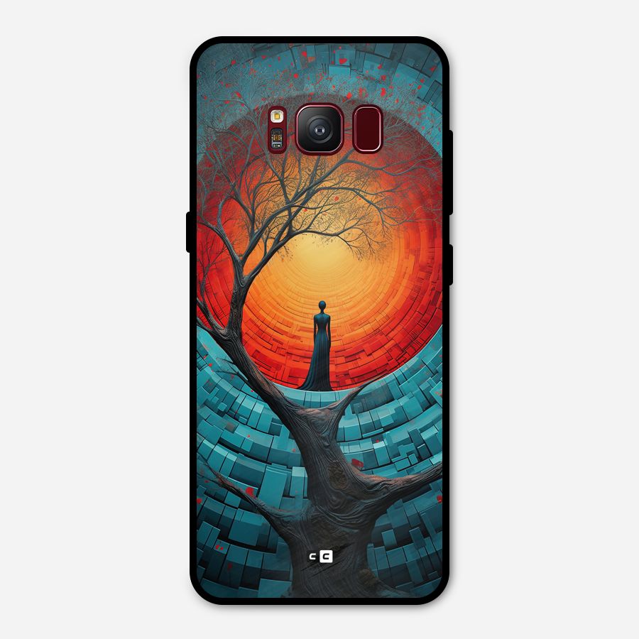 Life Tree Metal Back Case for Galaxy S8