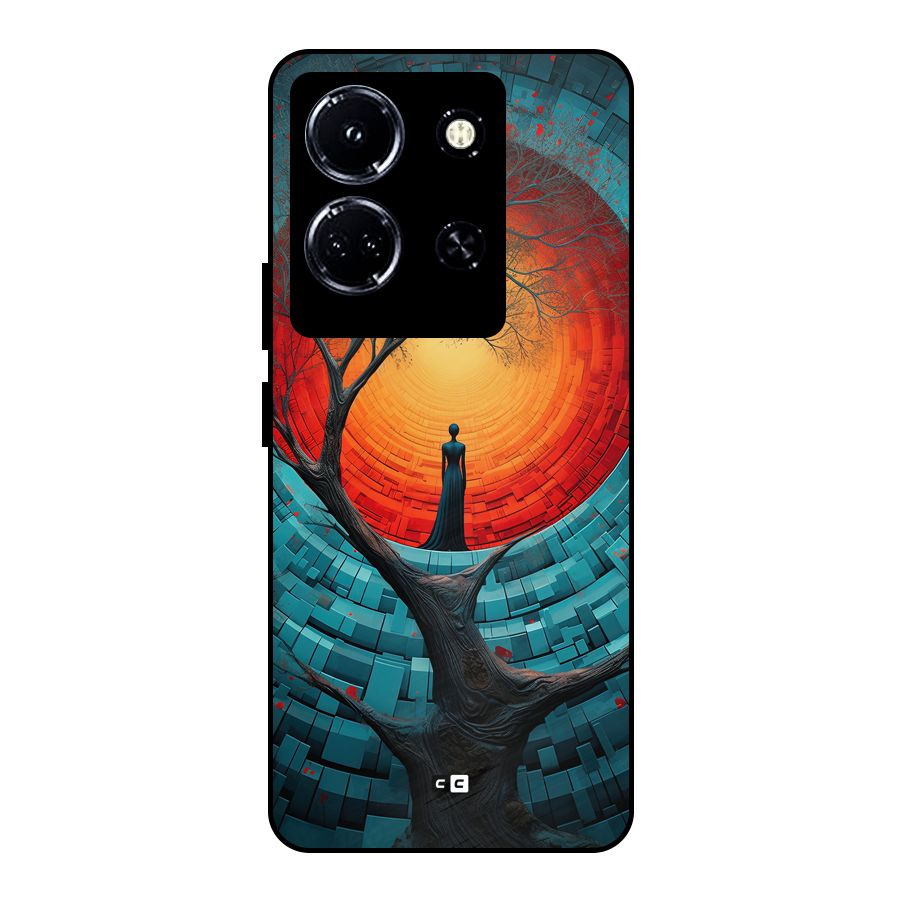 Life Tree Metal Back Case for Infinix Note 30 5G