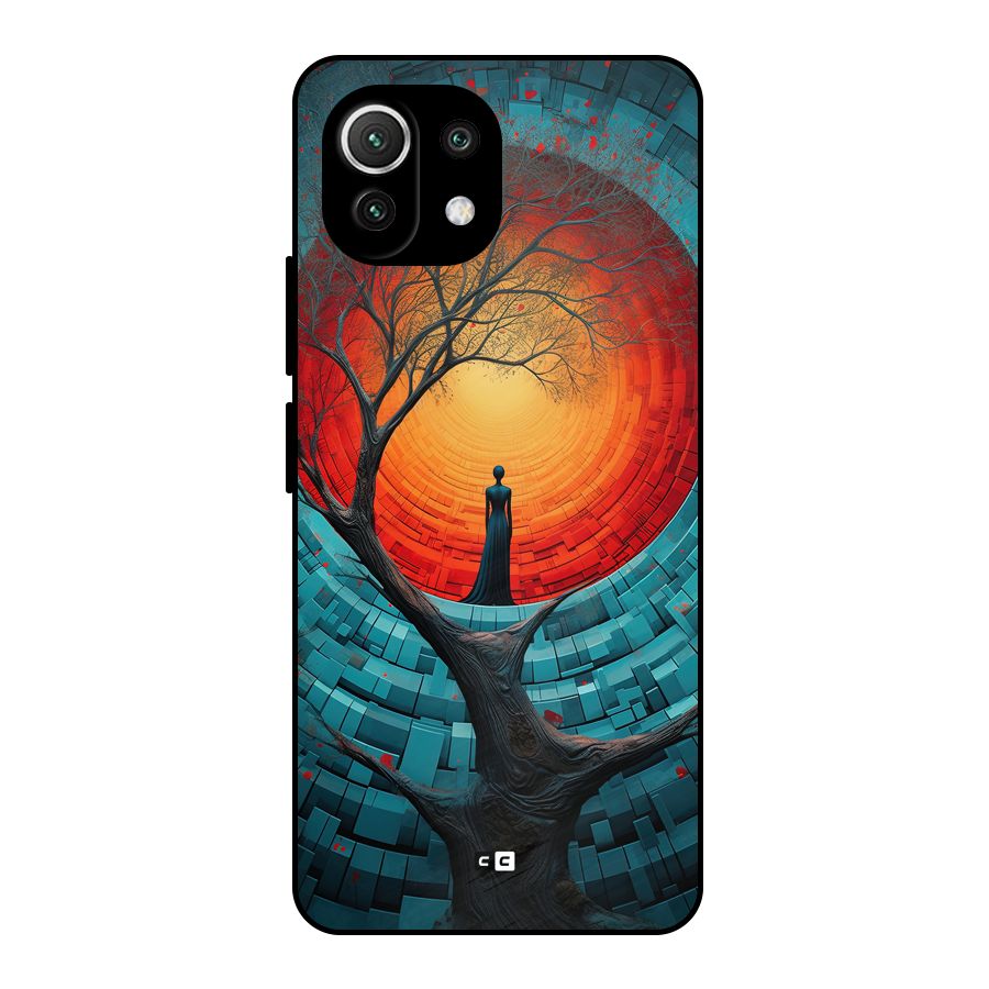 Life Tree Metal Back Case for Mi 11 Lite