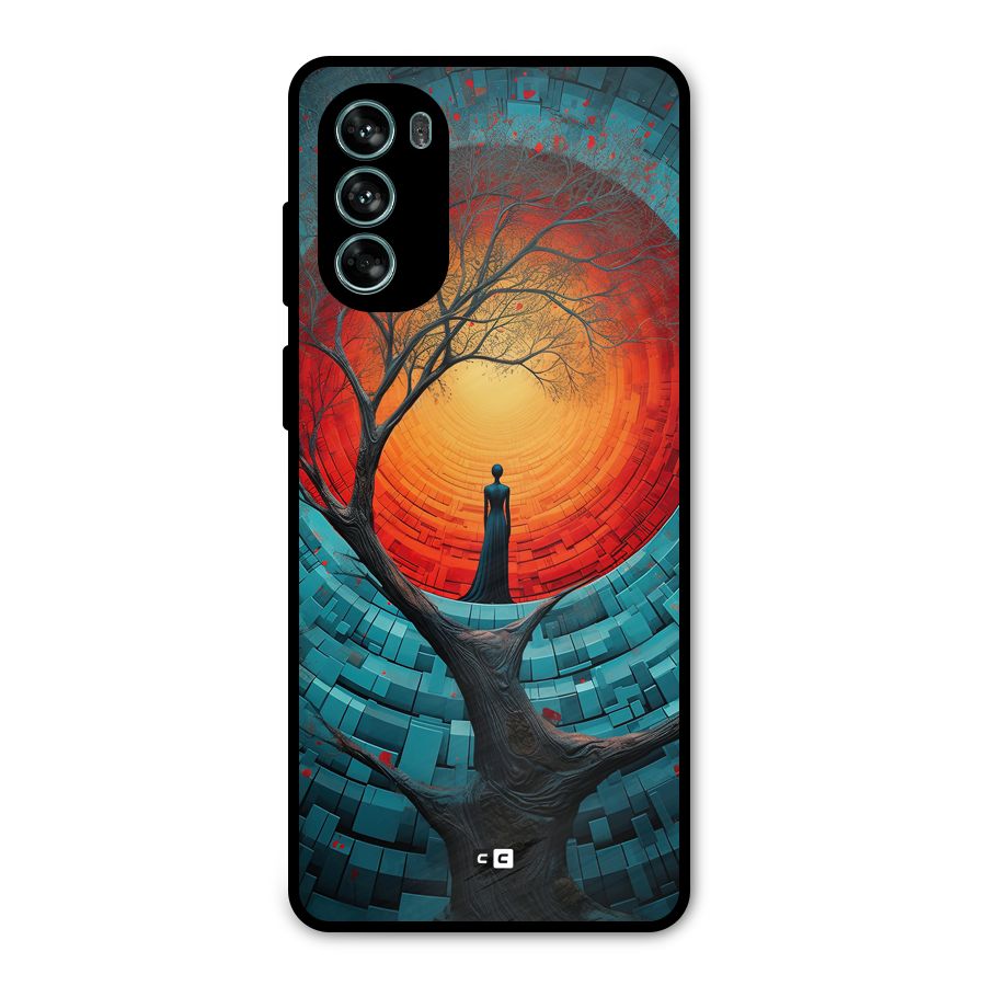 Life Tree Metal Back Case for Moto G62