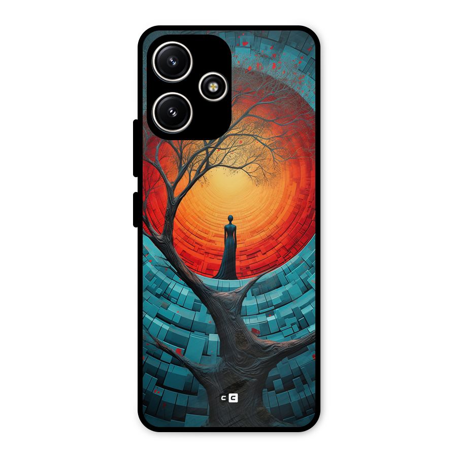 Life Tree Metal Back Case for Poco M6 Pro