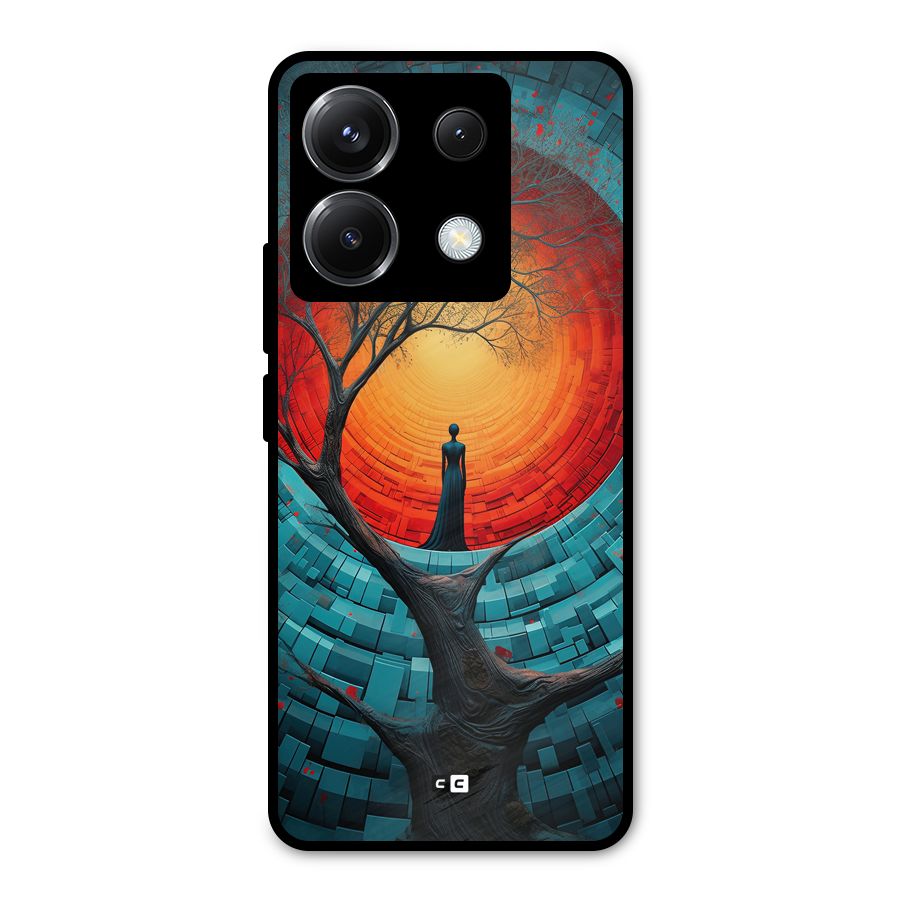 Life Tree Metal Back Case for Poco X6