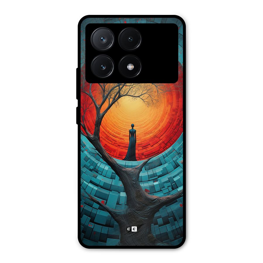 Life Tree Metal Back Case for Poco X6 Pro