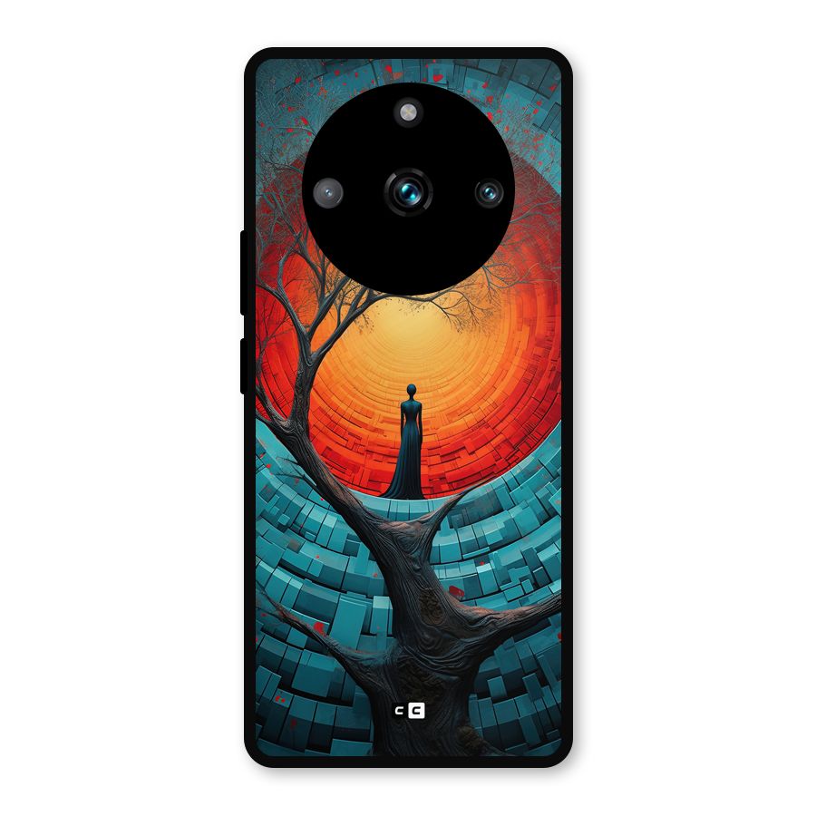Life Tree Metal Back Case for Realme 11 Pro