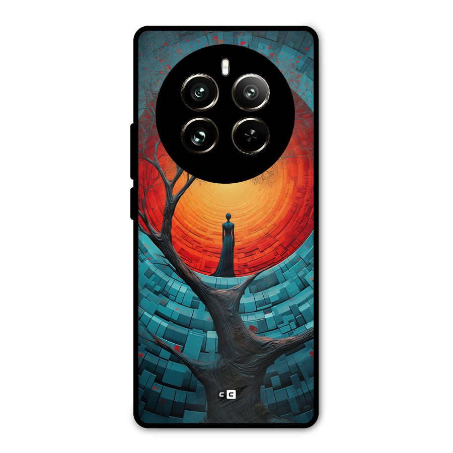 Life Tree Metal Back Case for Realme 12 Pro