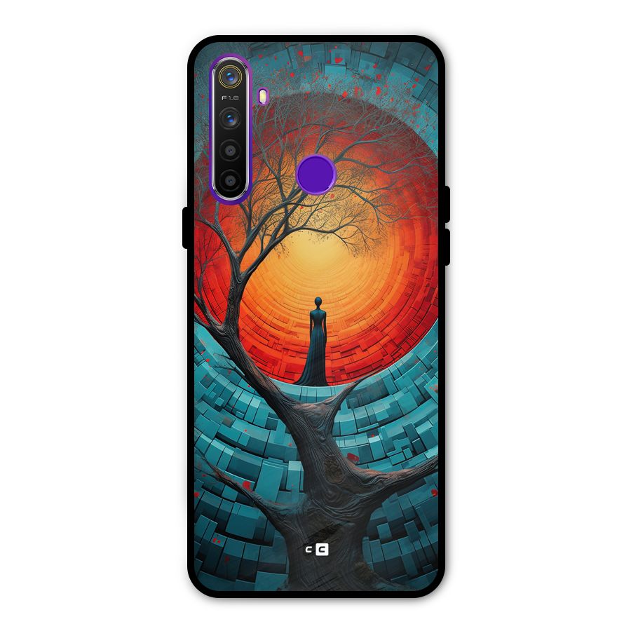 Life Tree Metal Back Case for Realme 5
