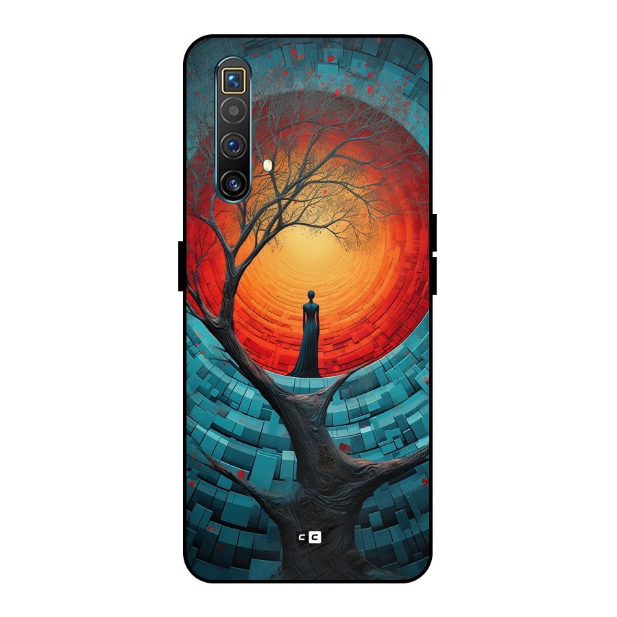 Life Tree Metal Back Case for Realme X3
