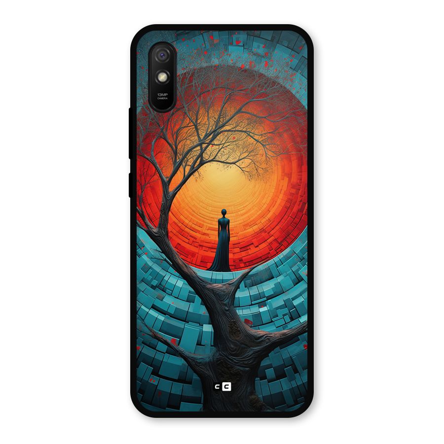 Life Tree Metal Back Case for Redmi 9a