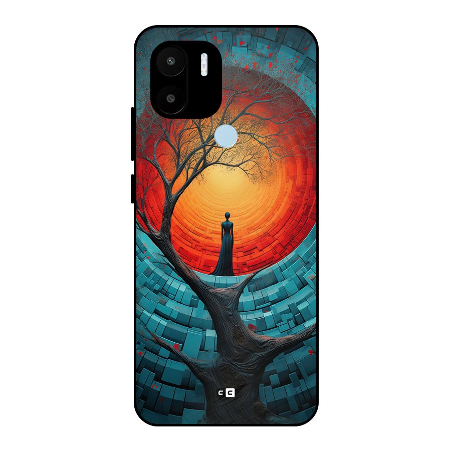 Life Tree Metal Back Case for Redmi A2 Plus