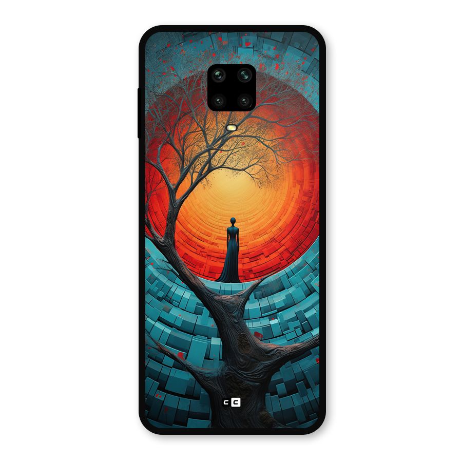 Life Tree Metal Back Case for Redmi Note 9 Pro