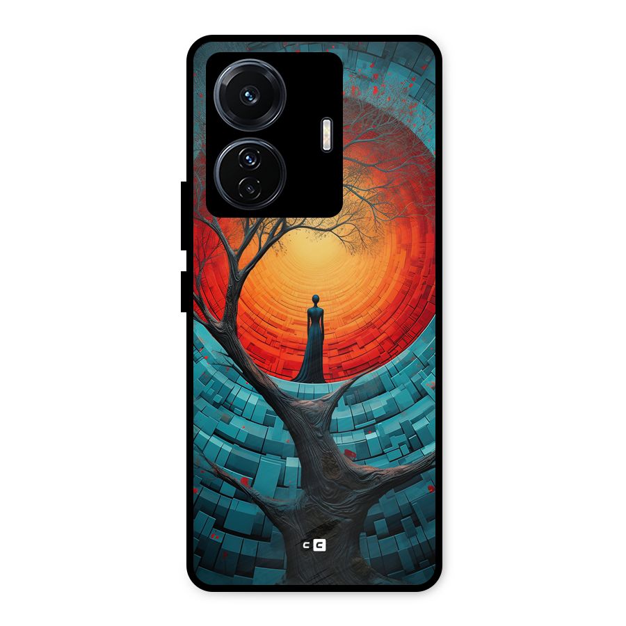 Life Tree Metal Back Case for Vivo T1 Pro
