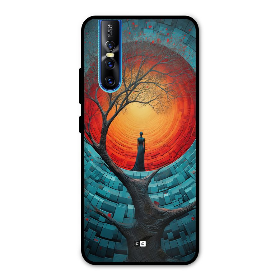 Life Tree Metal Back Case for Vivo V15 Pro