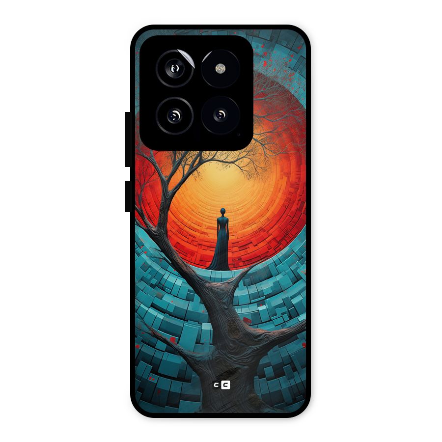 Life Tree Metal Back Case for Xiaomi 14
