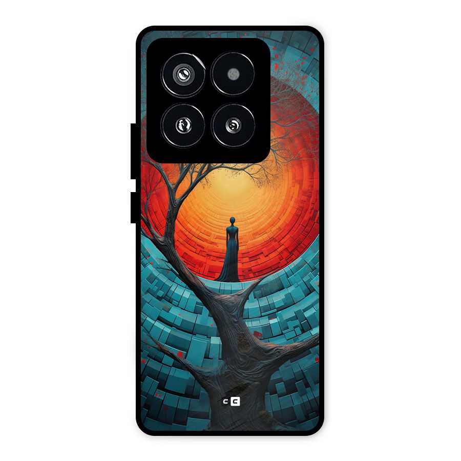 Life Tree Metal Back Case for Xiaomi 14 Pro