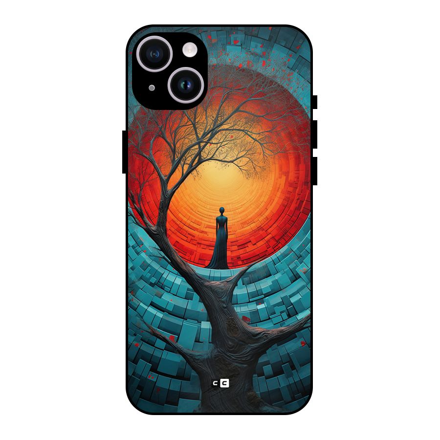 Life Tree Metal Back Case for iPhone 14 Plus