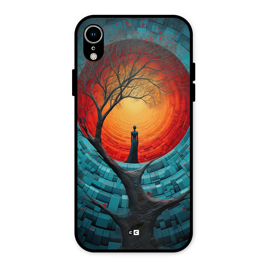 Life Tree Metal Back Case for iPhone XR