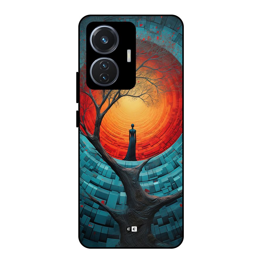 Life Tree Metal Back Case for iQOO Z6 44W