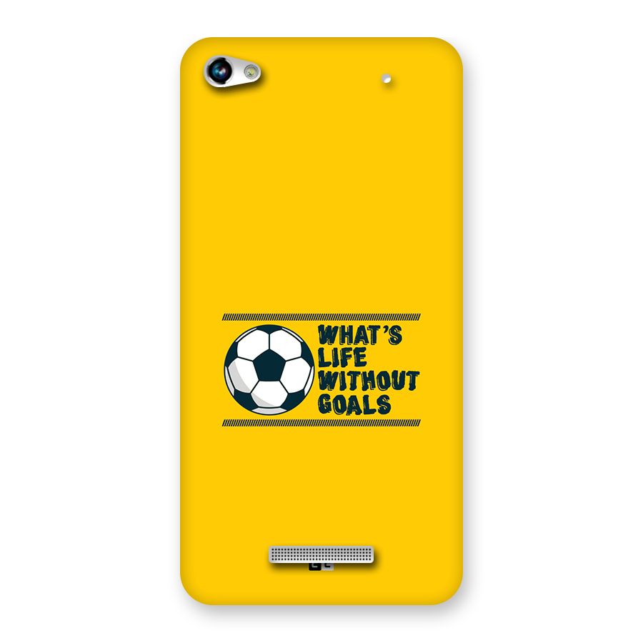Life Without Goals Back Case for Canvas Hue 2 A316