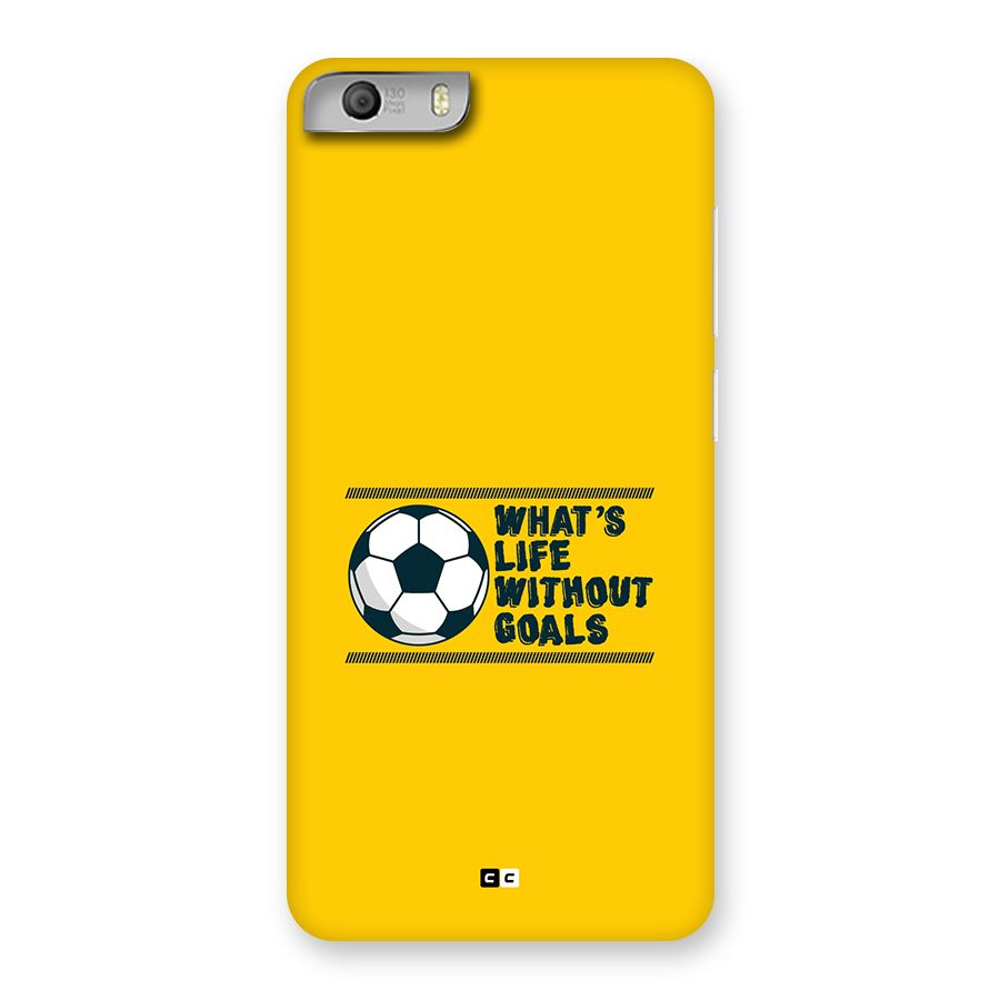 Life Without Goals Back Case for Canvas Knight 2