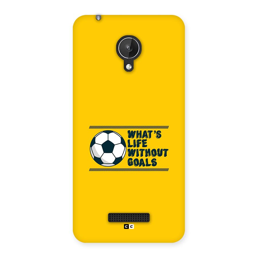 Life Without Goals Back Case for Canvas Spark Q380