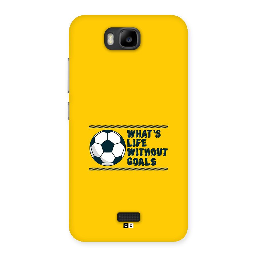 Life Without Goals Back Case for Honor Bee